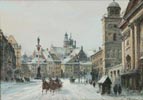 Krakowskie Przedmiescie in Winter